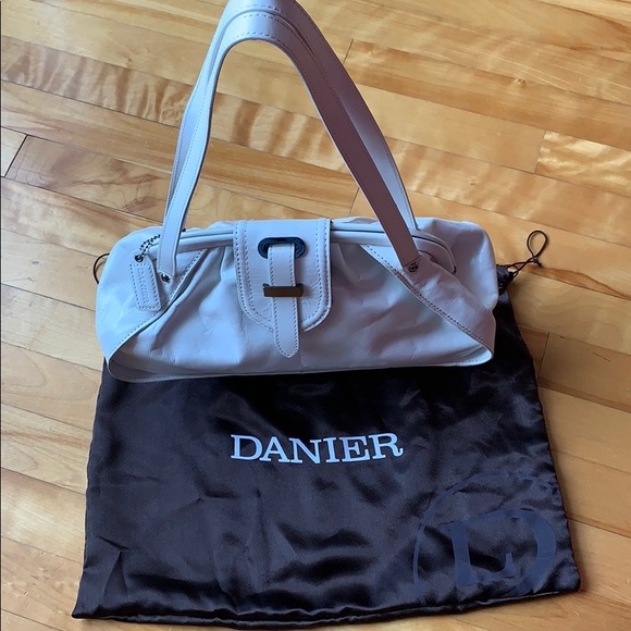 NWOT White Leather Purse from Danier - Picture 2 of 7